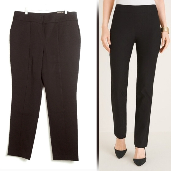 Chico' So Slimming by Chico's The So Slimming Reese Pant 2.5/ 14  Black - Picture 1 of 9
